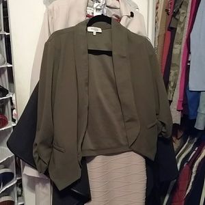 Olive green blazer